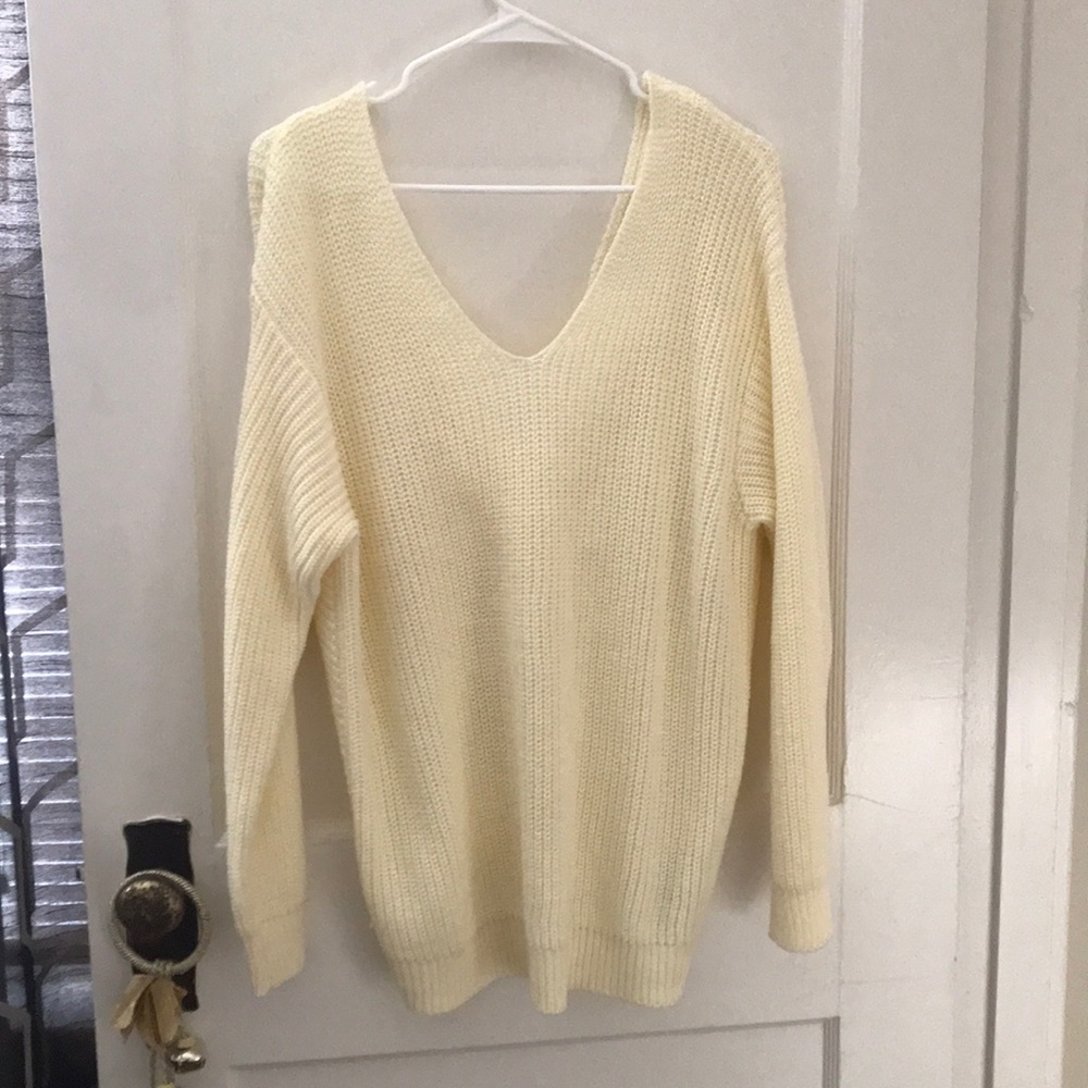 DJ & Juju Sienna Knot Back Sweater - Stitchfix